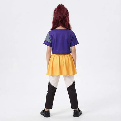 Rumi Girl Cosplay Costume Anime Mira Roleplay Outfit Trendy Dance Performance Wear Halloween Party Performance Costume