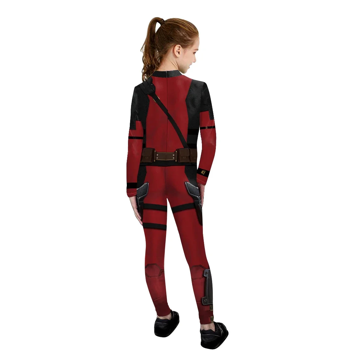 Kids Deadpool Wolverine Cosplay Costume Superhero Boys Girls Superhero Children Halloween Party Bodysuit Elastic Zenti Jumpsuits