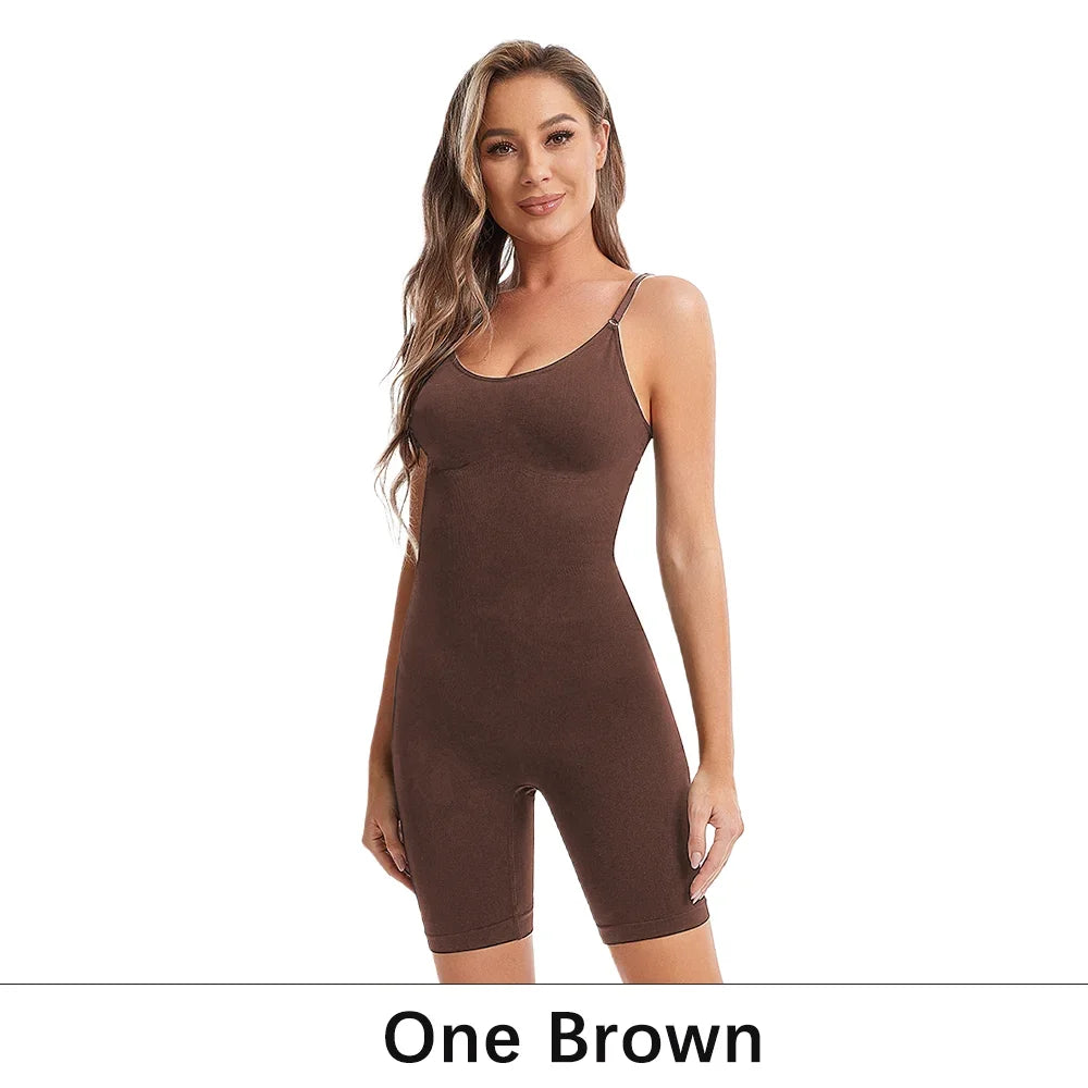 Seamless Bodysuit Compression Open Crotch Shapewear Women Push Up Corset Slimming Butt Lifter Full Body Shaper Slimmer