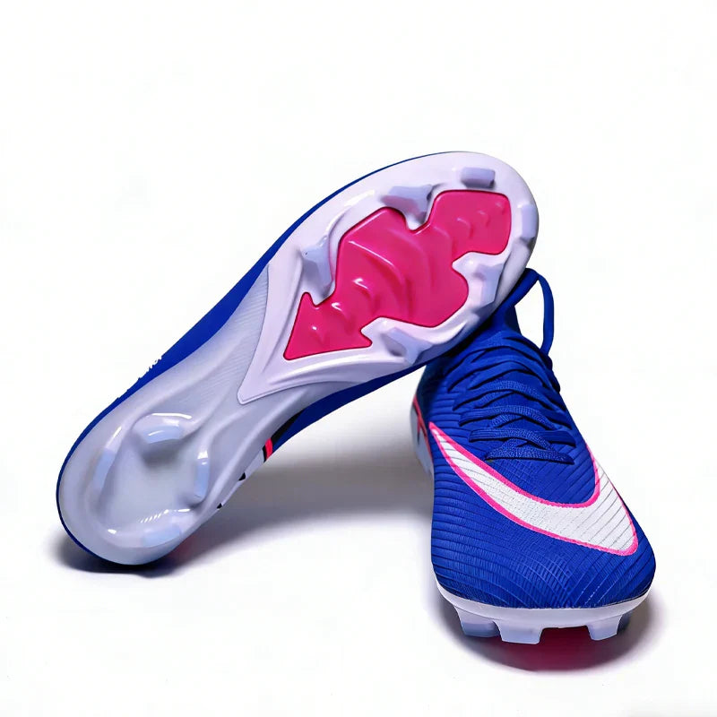 999Y High Quality Mens Soccer Shoes Training Non-Slip Turf Soccer Cleats Boys TF/FG Football Sneakers Chuteira Campo 35-46