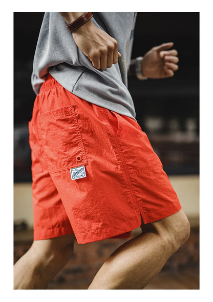 Madden Vintage Men's Summer Casual Knee Length Shorts Beach Sandal Pants with Loose Fit and Elastic Waistband Design exercise