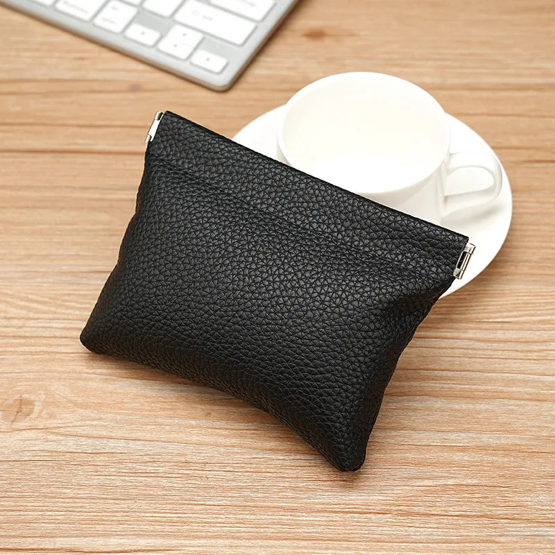 Sac de rangement en cuir PU pour portefeuille long, passeport, permis de conduire, porte-documents, câble de données, trousse à maquillage pour femmes et hommes