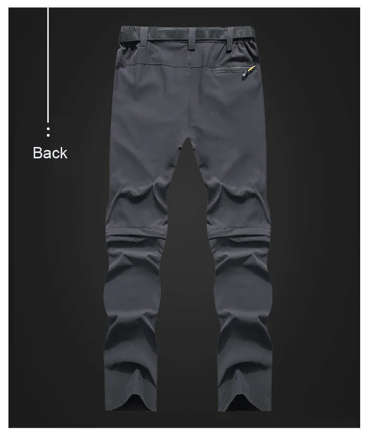 Trekking Pants Hiking Camping Men Summer UV-Proof Outdoor Sports Detachable Shorts Quick Dry Sportswear Wlaking Fishing Trousers