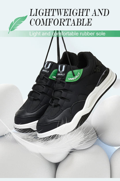 Fashion 2025 New Work Shoes Men Steel Toe Anti Smashing Indestructible Sneakers Splicing Design Comfortable Male Footwear