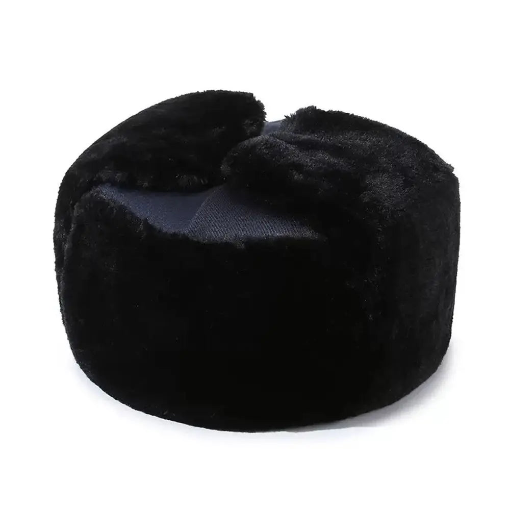 Outdoors Thick Bomber Hat Warm Ear Protection Winter Cap Casual Windproof Ushanka Fur Hat for Men Women