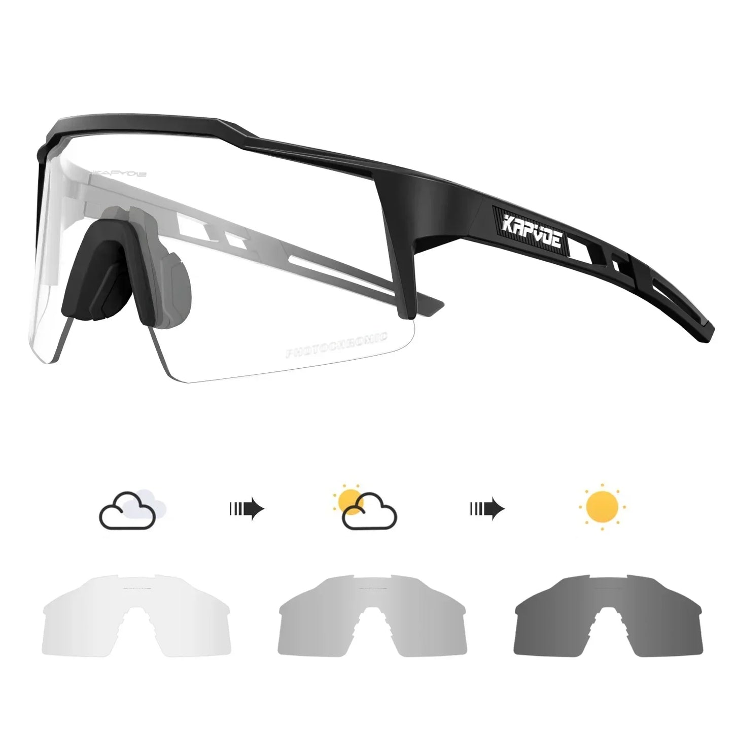 Red Photochromic Cycling Sunglasses for Men Blue Photochromic Cycling Glasses Mountain New Bicycle Goggles Eyewear Sports