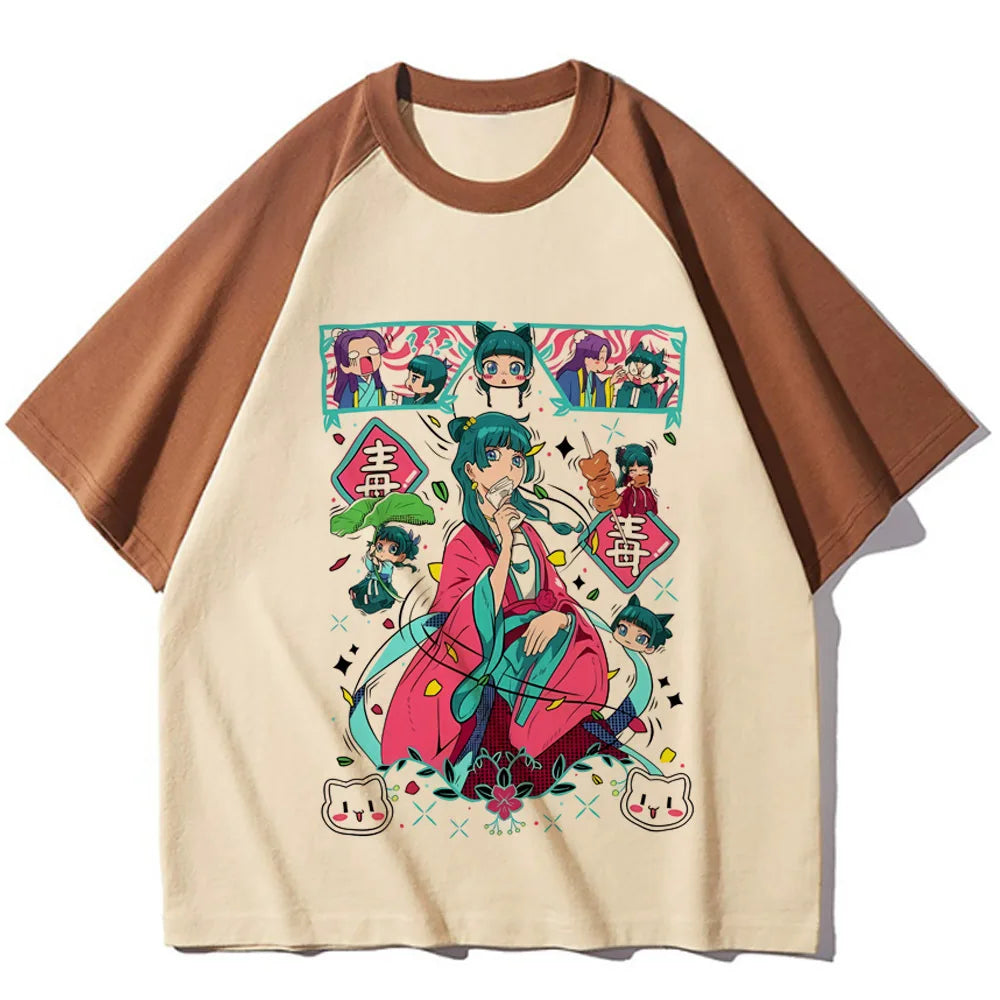 Maomao the Apothecary Diaries tshirt girl Comfortable graphic Y2k University Retro tshirt Trendy Graphic harajuku Digital Pastel