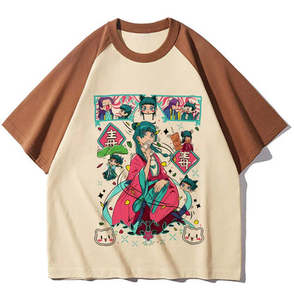 Maomao the Apothecary Diaries tshirt girl Comfortable graphic Y2k University Retro tshirt Trendy Graphic harajuku Digital Pastel