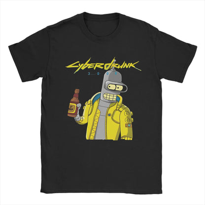 Men Women Futuramas Save thr Planet T Shirt  Pure Cotton Clothes Fun Short Sleeve O Neck Tees Gift Idea T-Shirts