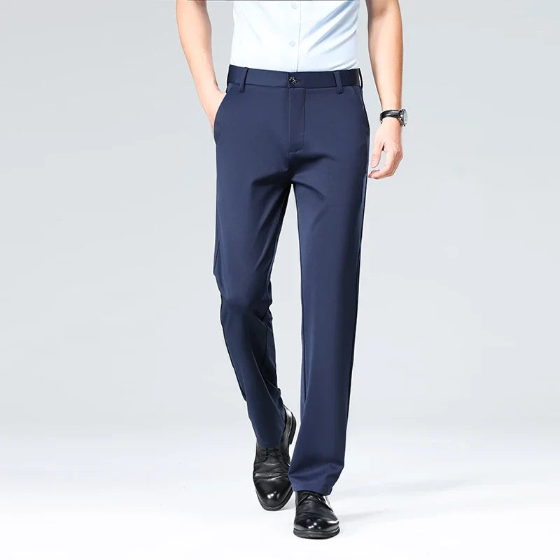 Golf pants Men Spring Summer Elastic Pants Quick Drying Quality Business Casual Pants