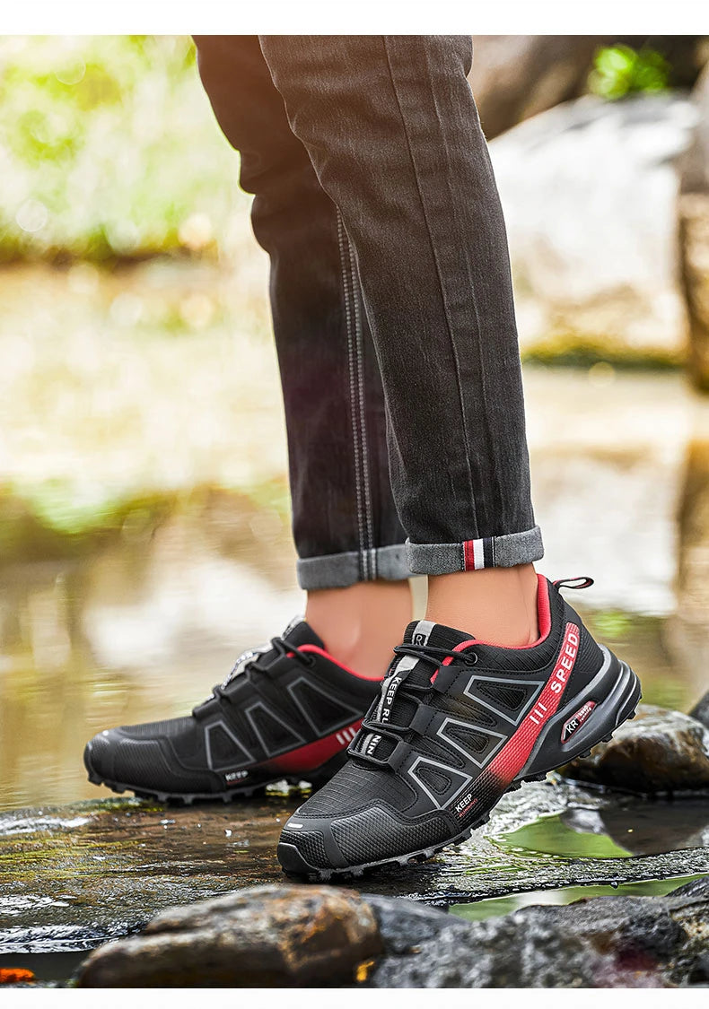 New Men's Boots Outdoor Hiking Sports Boots Men's Lightweight Comfortable And Breathable Casual Sports Shoes Size 39-47 Men's
