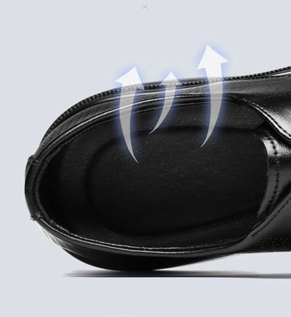 New Lace Designer Derby Shoes for Man Hallow Breathable Business Casual Leather Shoes Male Summer Autumn Fashion Dress Shoe Man