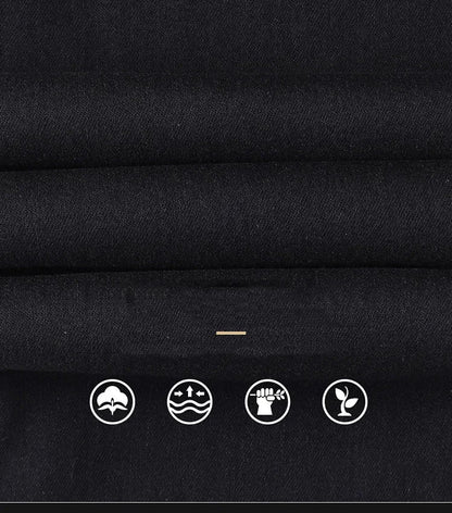 Men New Winter Classics Fleece Thick Warm Jeans Men's Loose Straight Elastic Denim Pants Casual Plush Trousers Large Size 28-40