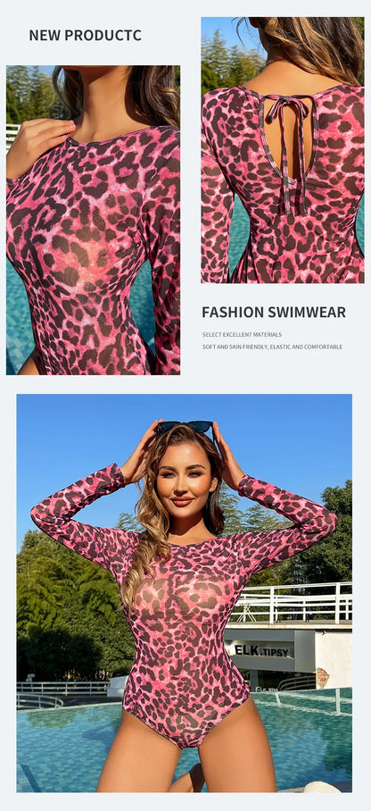 Women Long Sleeve Tattoo Swimsuit UV Protection Rash Guard SPF Sunblock Surfing Suit Diving Swimwear Beach Sportswear Bodysuits