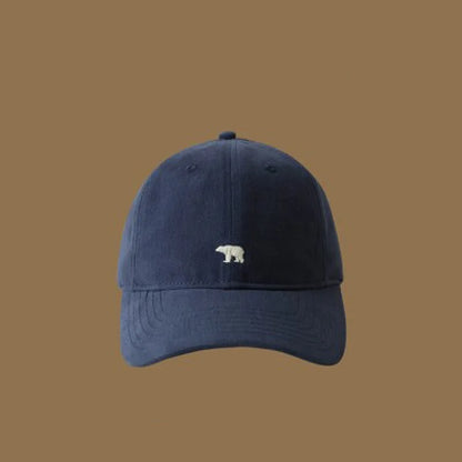 1pc Polar Bear Embroidered Baseball Hat for Men and Women,outdoor leisure Daily Leisure,Outdoor Travel,Sunscreen,Duck Tongue Hat