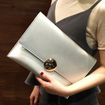 Brand Design Women Clutch Bag Elegant Ladies Shoulder Bag Female Handbag PU Leather Chains Envelope Shoulder Bag Clutches bolsa