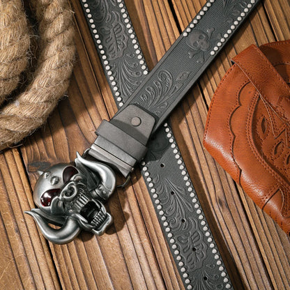 A Casual and Retro Belt, a Waist Accessory for Western-Style Clothing, Metal Buckle, PU Belt, Suitable for Both Men and Women