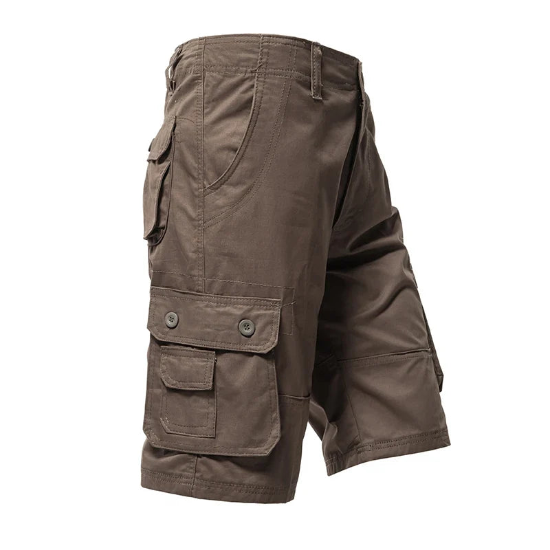 Men's Cargo Shorts Big Size Sports Knee Shorts Classic Short Pants Streetwear Hip Hop Straight Loose Pants