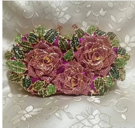 Golden Silver Color Stones Money Clutch Bag Women Crystal Clutches Bridal Handbags Wedding Party Cocktail Minaudiere Bag Purse