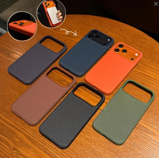 Luxury Tech Woven for Magsafe Magnetic Case for Iphone 17 Air 16 15 Plus 14 13 12 11 Pro Max TechWoven Wireless Charging Cover