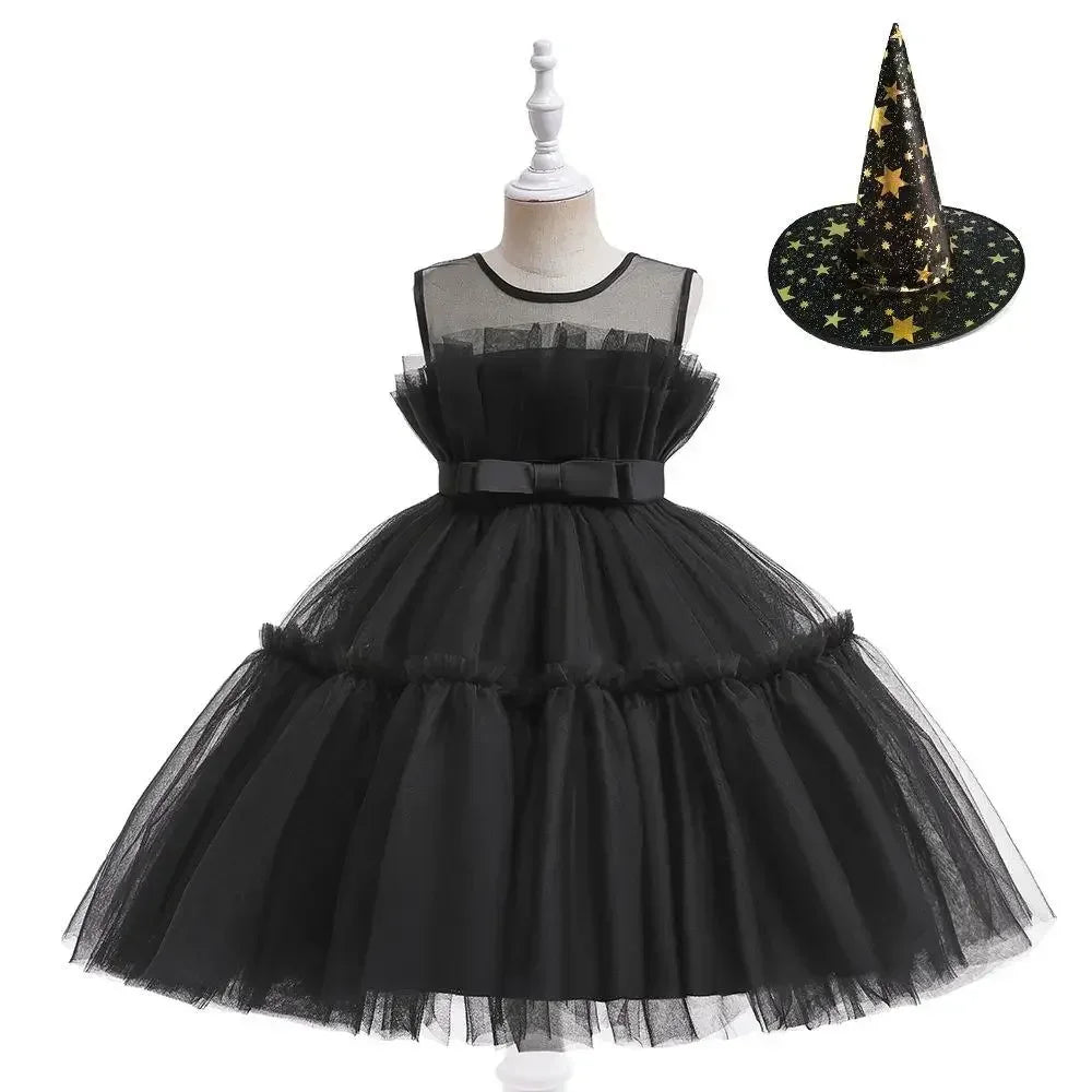 Baby Yellow Dress For Girls Kids Wedding Bridesmaid Dresses Toddler Tulle Birthday Princess Party Dress Infant Outfits Vestidos