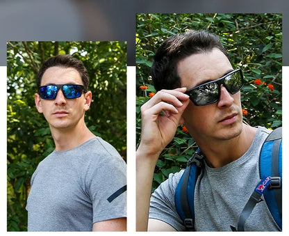 Men Fashion Polarized Sunglasses Cycling Glasses UV400 Eyewear for Men Women Driving Climbing Outdoor Sports Sunglasses