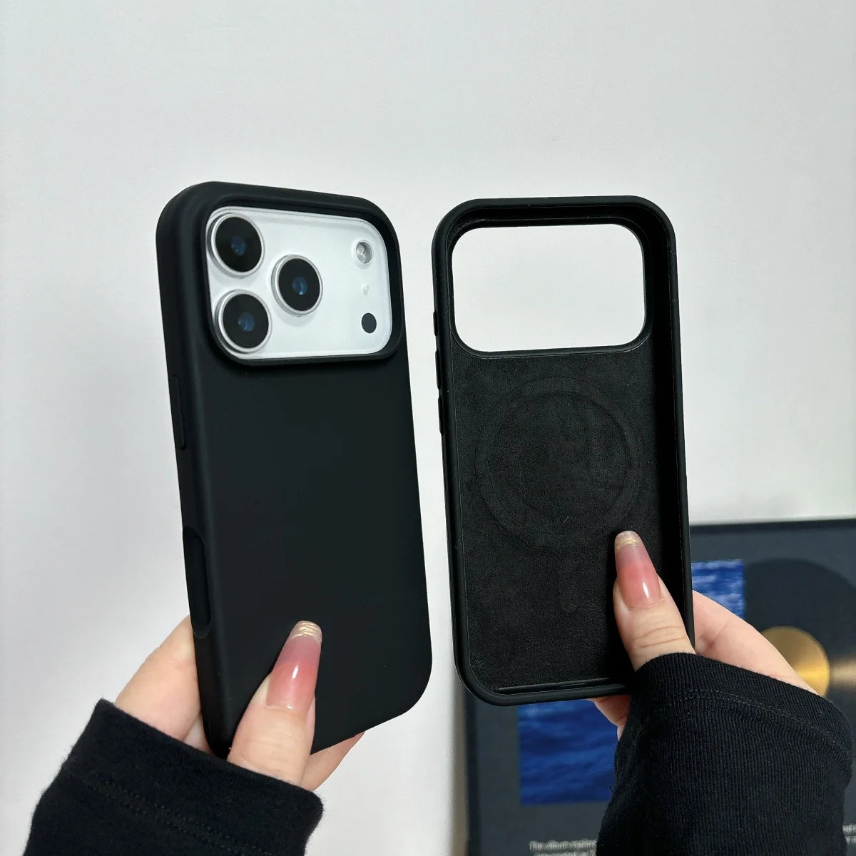Liquid Silicone For Magsafe Phone Case For iPhone 17 16 15 14 13  Pro Max Plus Magnetic Wireless Charge Cover