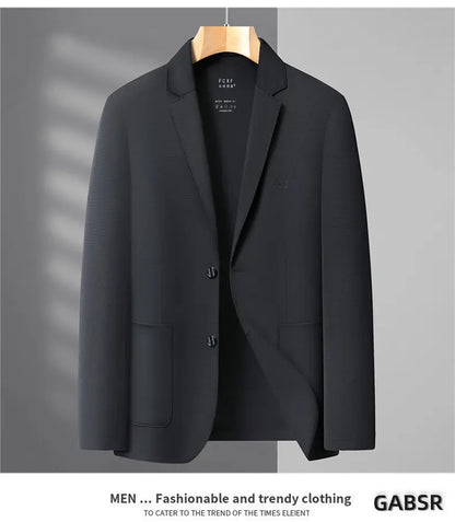 Blazer Summer Men's Casual Fashion Korean-style Business Solid Color Breathable, Lightweight and Sun-protective Clothing Blazer