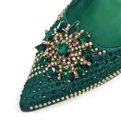 Elegant Women's Shoes and Bag Sets Wedding Party Bags and Shoes Comfortable Mid Heel Shoes Commuting Shoes for Women