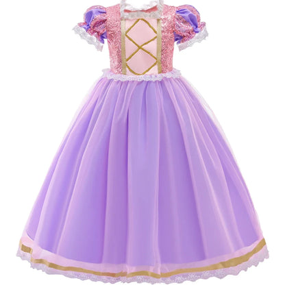 Halloween Costume for Girls Carnival Cosplay Kids Clothes Party Birthday Princess Dress Lace Wedding Christmas Costumes