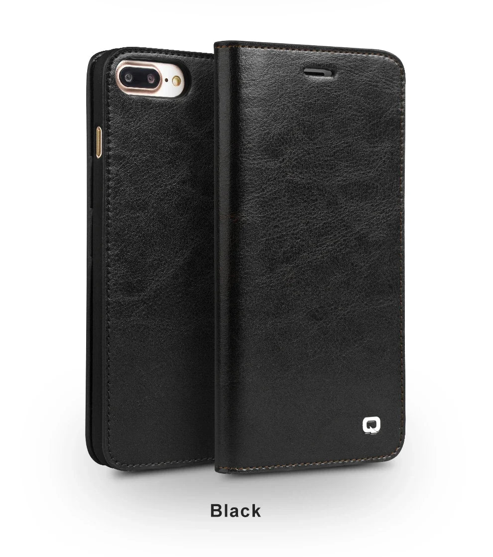 Luxury Thin Case for iPhone15 14 13 12 11 Pro Max Mini Genuine Leather Fashion Cover for XR XS Max 7 8 14 Plus Card Slot