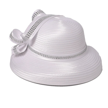 Elegant Cloth Top Hats For Women Cocktail Tea Party Dress Derby Cap Ladies Flower Wide Brim Church Fedora Black Cloche Hats