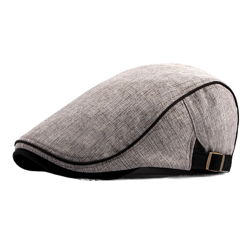 Men Women Cotton Flat Cap Summer Scally Ivy Gatsby Newsboy Beret Driver Cabbie Hunting Hat