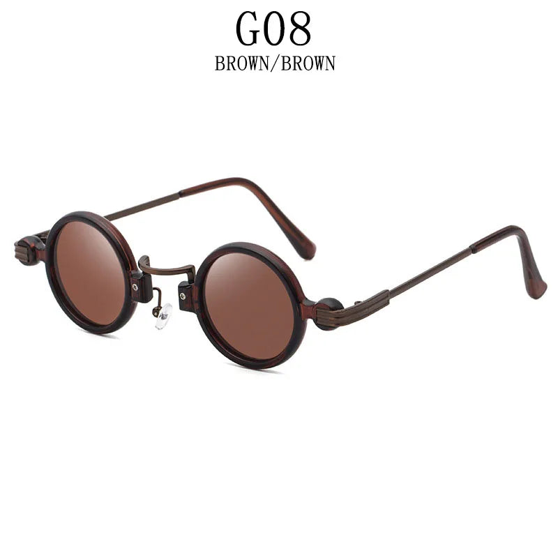 Round Steampunk Sunglasses For Men Retro Fashion Punk Sunglasses Women Trendy Vintage Glasses Dropshipping Gafas De Sol Hombre