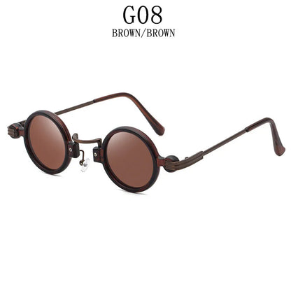 Round Steampunk Sunglasses For Men Retro Fashion Punk Sunglasses Women Trendy Vintage Glasses Dropshipping Gafas De Sol Hombre