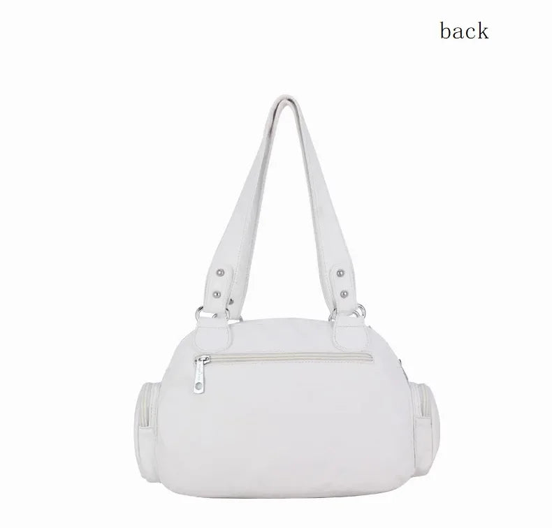 Vintage Women Handbags Fashion Satchel PU Shoulder Bag Top-handle Handbag Dumpling Pack Gifts Shoulder Bags Phone Money Pack