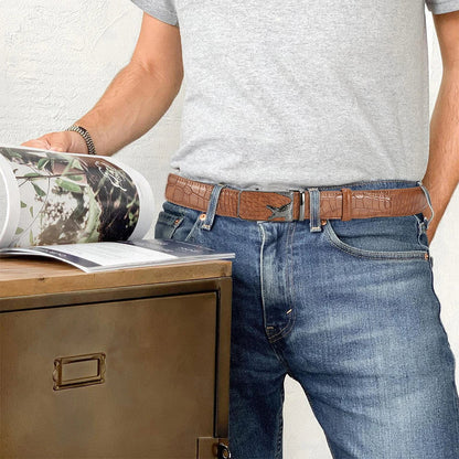 Men's PU Leather Belt Fashion Automatic Buckle Belt for Popular Business High Quality Male Belt Multi Color