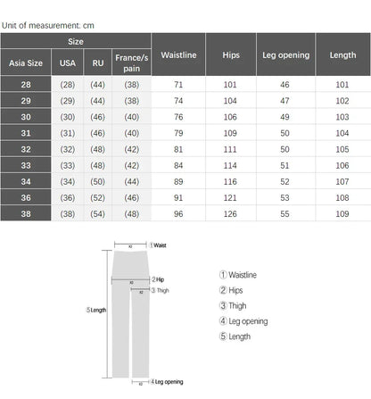 Korea Baggy Jeans Men's Vintage Straight Ripped Y2k Pants Fashion Frayed High Street Distressed Denim Trousers Male Clothes