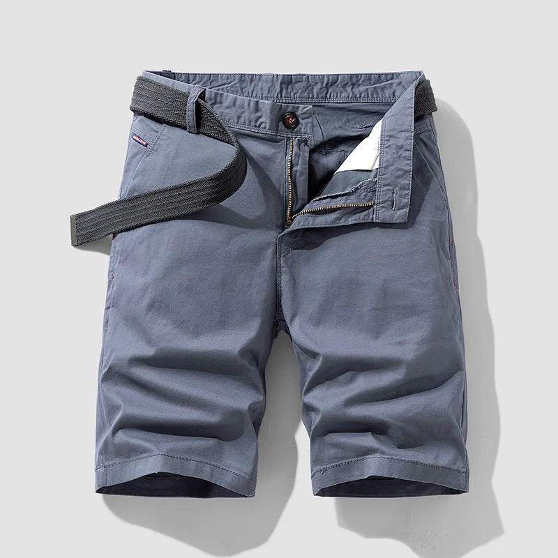 Men Summer Five Points Pants Male Trendy Loose Casual Daily Short Simple Fashion Versatile Solid Color Straight Leg Cargo Shorts