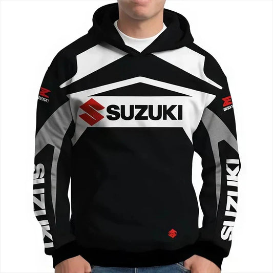 men's casual sportswear, 3D printed for outdoor motorcycle and bicycle enthusiasts, high quality for autumn and winter