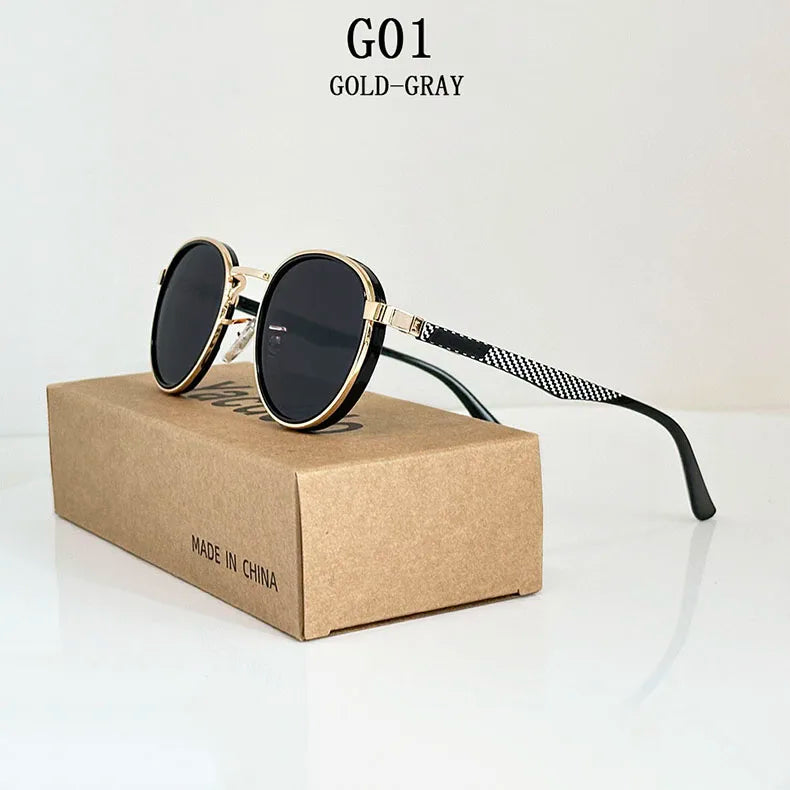 Fashion Oval Sunglasses For Men Luxury Retro Glasses Vintage Sunglasses Women Trendy And Fashionable Gafas De Sol Hombre Okulary