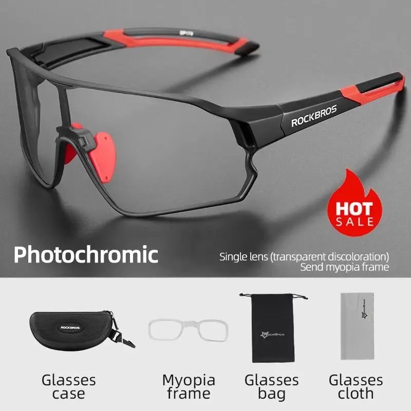 Cycling Glasses Photochromic MTB Road Bike Glasses UV400 Protection Sunglasses Ultra-light Sport Safe Eyewear Equipment