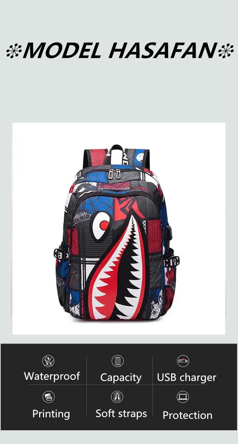 Anti-theft Backpack Men Waterproof Rucksack Backpacks for Women of Fabric Casual Travel Backpack Senior School Student Schoolbag
