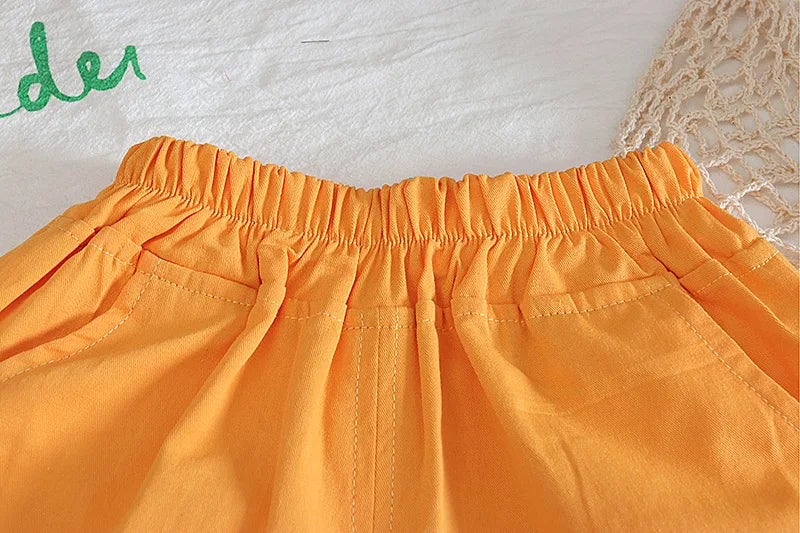 Summer Girls Clothes Suit Children Boys Vest Shorts 2Pcs/Sets Kids Infant Baby Boys Clothing Sports Costume Toddler Tracksuits