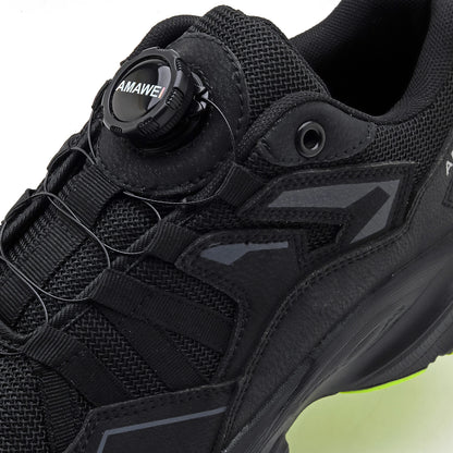 Mens Steel Toe Safety Shoes with Anti-Smash Industrial Shoes Non-Slip Hiking Boots Breathable Mesh for Construction/Warehouse