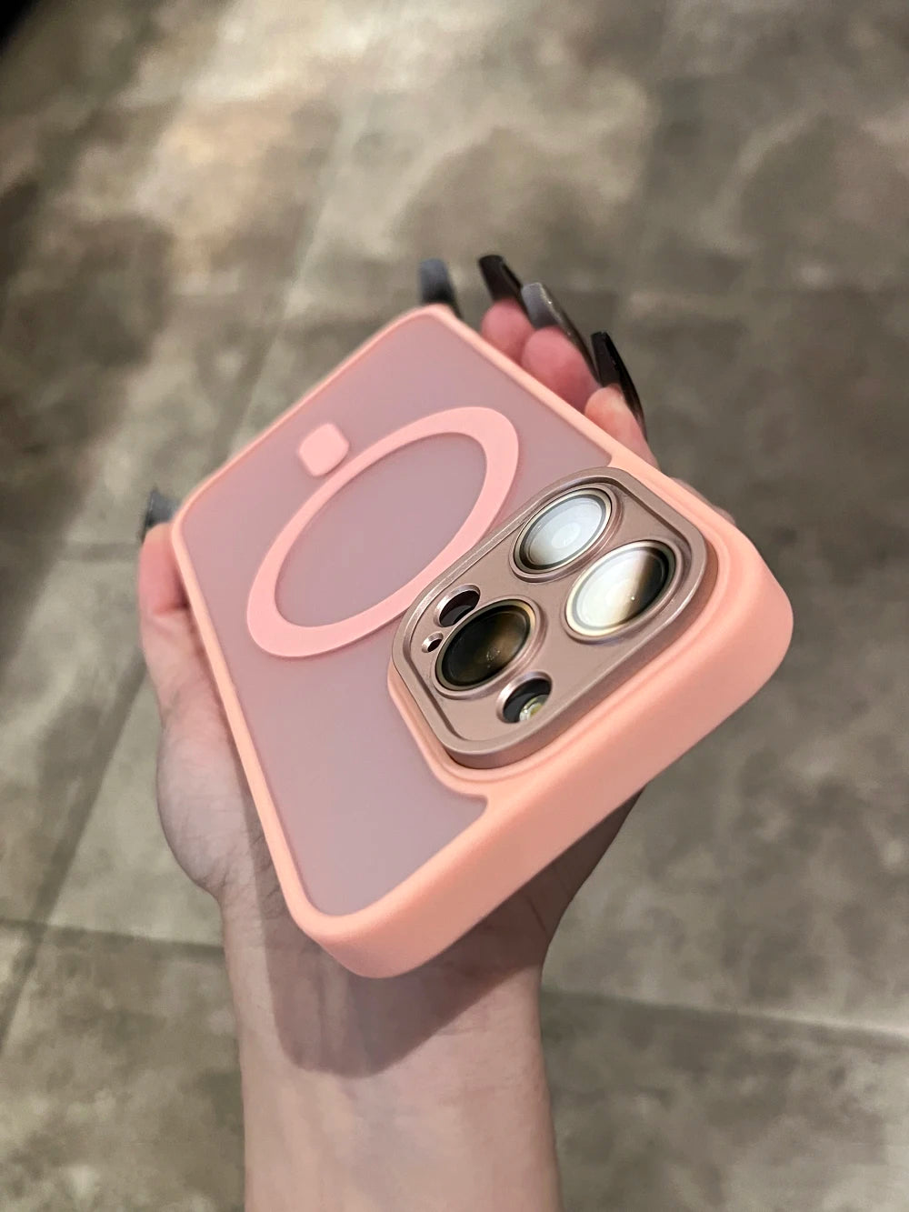 Matte For Magsafe Magnetic Case For iPhone 16 15 Pro Max 14 13 12 11 Frosted Translucent Wireless Charge Shockproof Bumper Cover