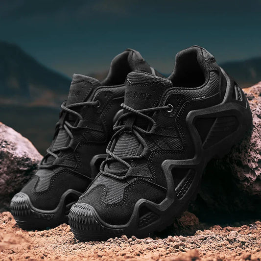 Big Size 46 Trekking Hiking Shoes Men Casual Sport Shoes Mesh Sneakers Outdoor Wear-resistant Climbing Hunting Sneaker