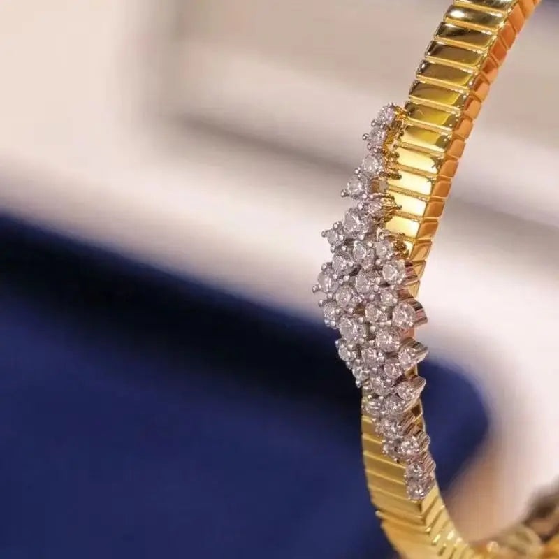 Real gold Plated Sterling Silver Bangle bracelets women jewellery women Original and pure 925 sterling silver bracelets
