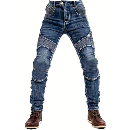 Men's Slim-Fit Fashion Stone-Washed Jeans Cargo Jeans Mens Pants Men Jeans