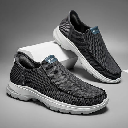 New Summer Breathable Canvas Shoes Men Loafers Slip On Sneakers Fashion Casual Men Shoes Lightweight Flats Men Driving